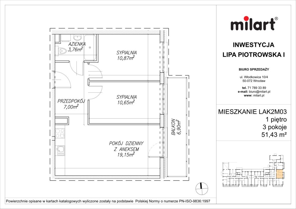 Lipa Piotrowska, Mieszkanie LAK2M03