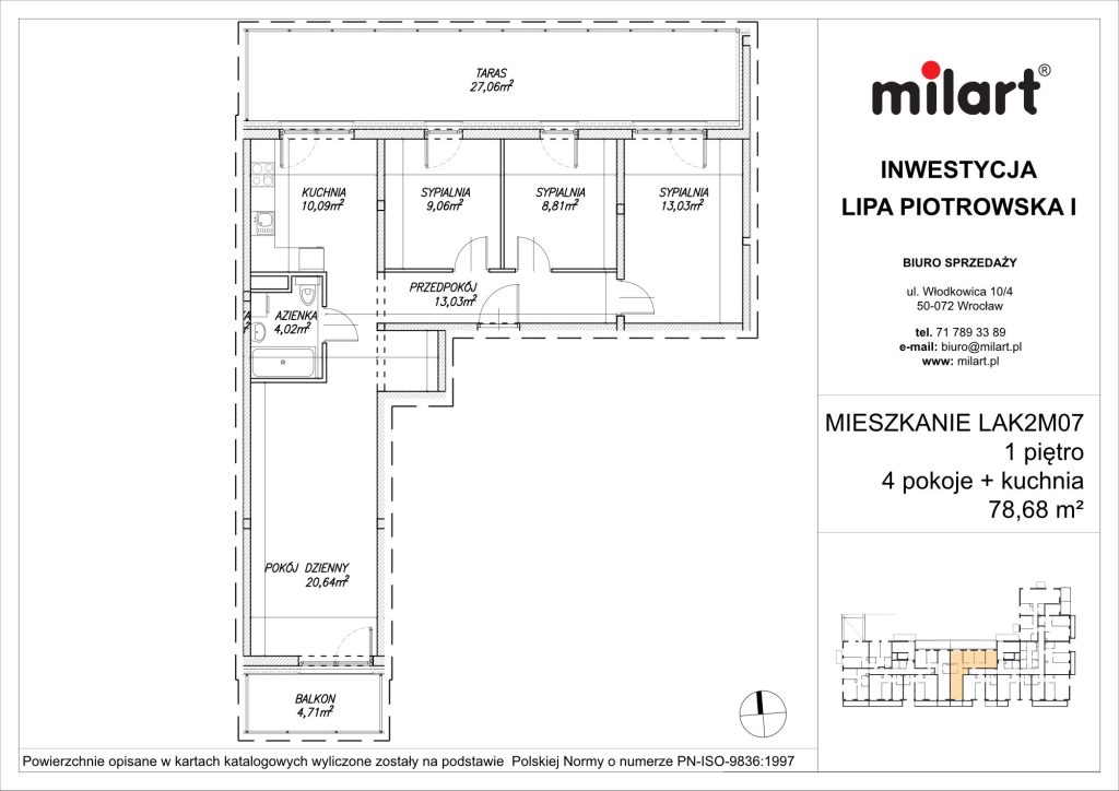 Lipa Piotrowska, Mieszkanie LAK2M07