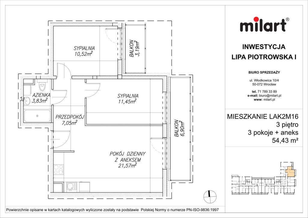 Lipa Piotrowska, Mieszkanie LAK2M16