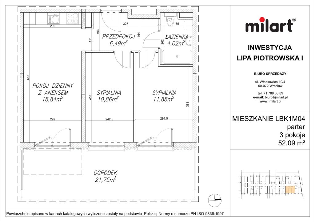 Lipa Piotrowska, Mieszkanie LBK1M04