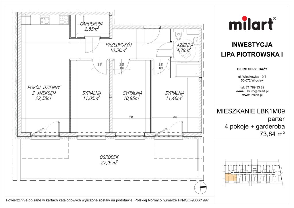Lipa Piotrowska, Mieszkanie LBK1M09