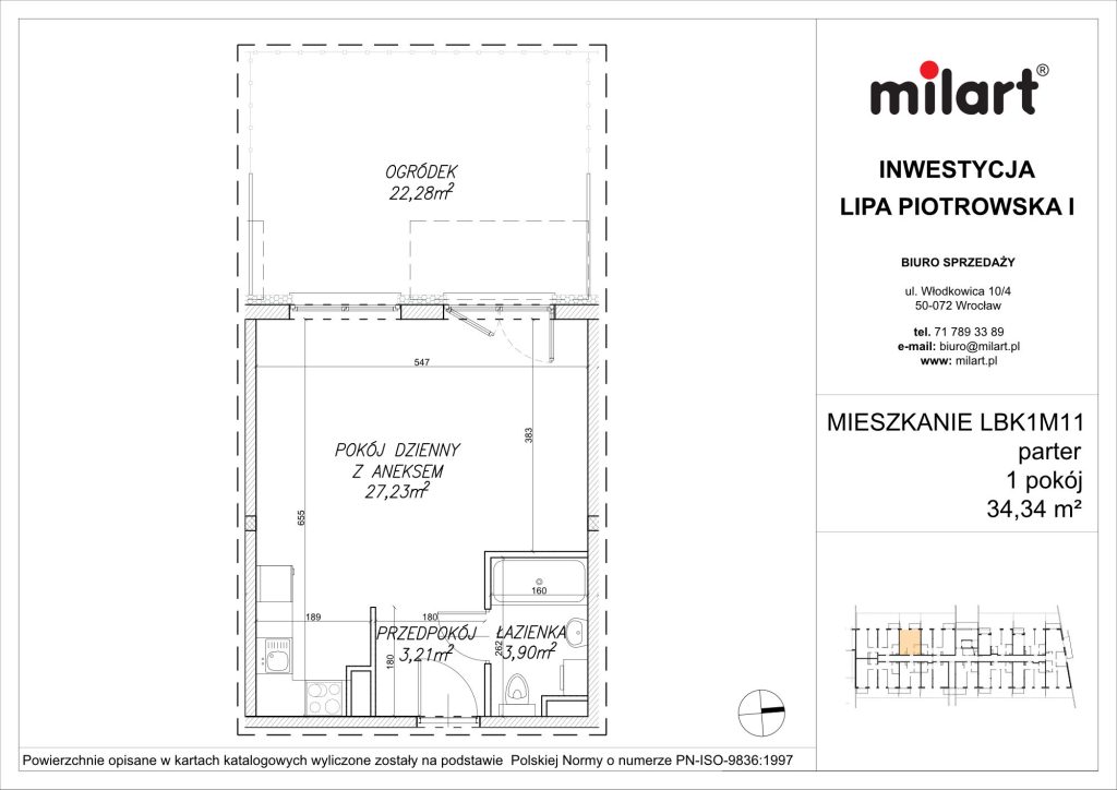 Lipa Piotrowska, Mieszkanie LBK1M11