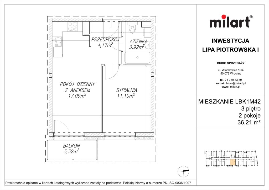 Lipa Piotrowska, Mieszkanie LBK1M42
